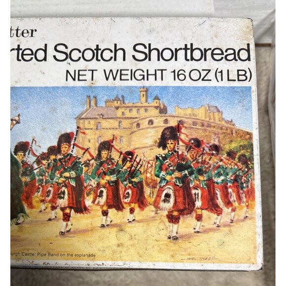 Burtons All Butter Assorted Scottish Shortbread Tin Scots Quard at Edinbourg Cas - Picture 8 of 12